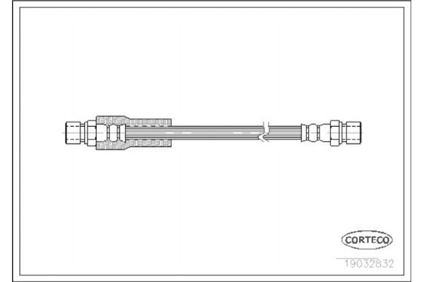 Corteco Ελαστικός Σωλήνας Φρένων - 19032832
