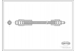 Corteco Ελαστικός Σωλήνας Φρένων - 19032836