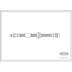 Corteco Ελαστικός Σωλήνας Φρένων - 19032839