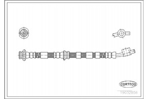 Corteco Ελαστικός Σωλήνας Φρένων - 19032856