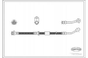 Corteco Ελαστικός Σωλήνας Φρένων - 19032896