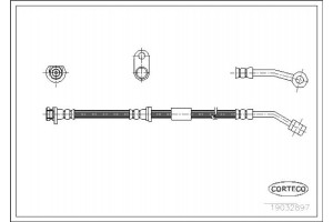 Corteco Ελαστικός Σωλήνας Φρένων - 19032897