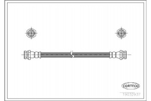 Corteco Ελαστικός Σωλήνας Φρένων - 19032937
