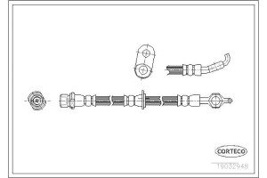 Corteco Ελαστικός Σωλήνας Φρένων - 19032948