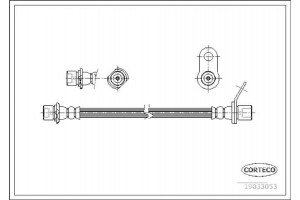 Corteco Ελαστικός Σωλήνας Φρένων - 19033053