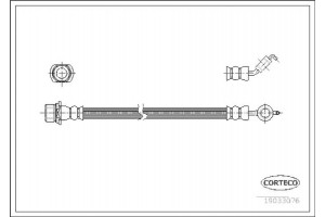 Corteco Ελαστικός Σωλήνας Φρένων - 19033076