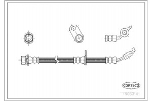 Corteco Ελαστικός Σωλήνας Φρένων - 19033101