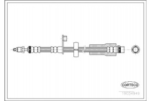 Corteco Ελαστικός Σωλήνας Φρένων - 19034949