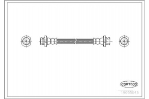 Corteco Ελαστικός Σωλήνας Φρένων - 19035043