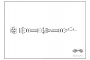 Corteco Ελαστικός Σωλήνας Φρένων - 19035331