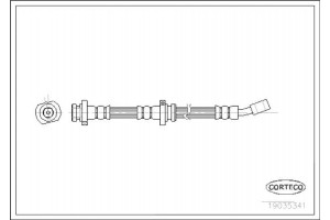 Corteco Ελαστικός Σωλήνας Φρένων - 19035341