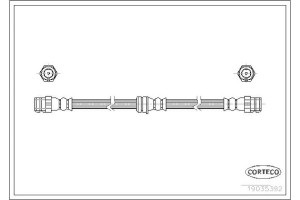 Corteco Ελαστικός Σωλήνας Φρένων - 19035392