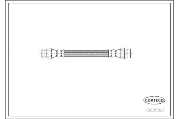 Corteco Ελαστικός Σωλήνας Φρένων - 19035801