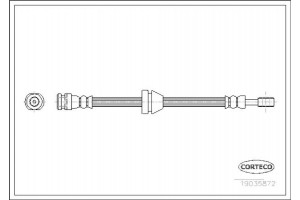 Corteco Ελαστικός Σωλήνας Φρένων - 19035872