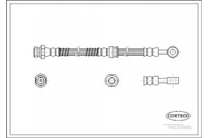 Corteco Ελαστικός Σωλήνας Φρένων - 19035880