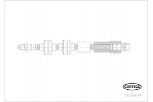 Corteco Ελαστικός Σωλήνας Φρένων - 19036614