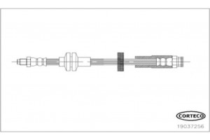 Corteco Ελαστικός Σωλήνας Φρένων - 19037256