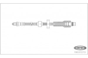 Corteco Ελαστικός Σωλήνας Φρένων - 19037273
