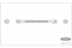 Corteco Ελαστικός Σωλήνας Φρένων - 19037275