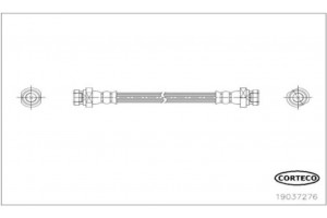 Corteco Ελαστικός Σωλήνας Φρένων - 19037276
