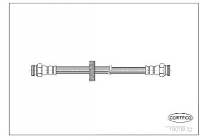 Corteco Ελαστικός Σωλήνας Φρένων - 19018132
