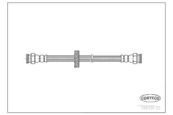 Corteco Ελαστικός Σωλήνας Φρένων - 19018132