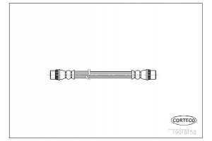 Corteco Ελαστικός Σωλήνας Φρένων - 19018158