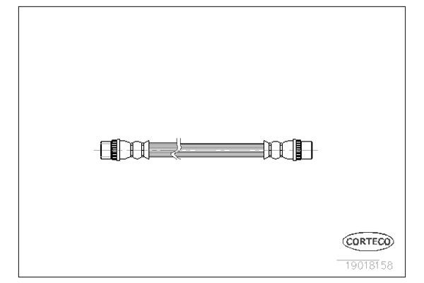Corteco Ελαστικός Σωλήνας Φρένων - 19018158
