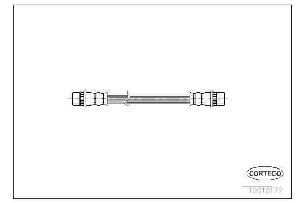 Corteco Ελαστικός Σωλήνας Φρένων - 19018172