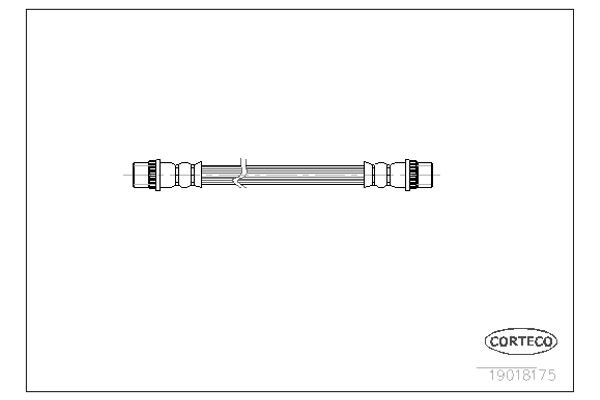 Corteco Ελαστικός Σωλήνας Φρένων - 19018175