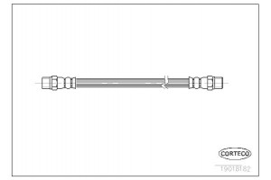 Corteco Ελαστικός Σωλήνας Φρένων - 19018182
