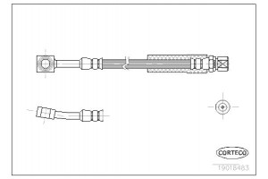 Corteco Ελαστικός Σωλήνας Φρένων - 19018483