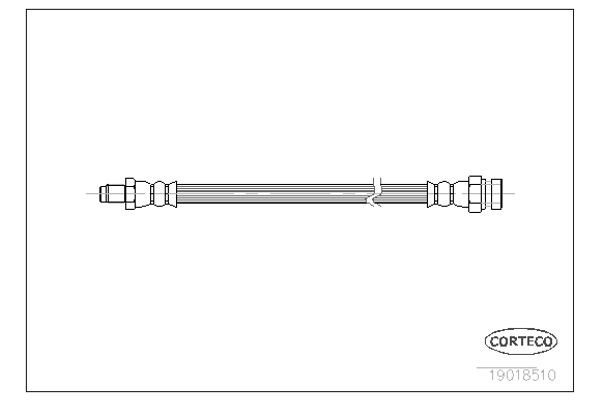 Corteco Ελαστικός Σωλήνας Φρένων - 19018510