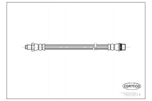 Corteco Ελαστικός Σωλήνας Φρένων - 19018514