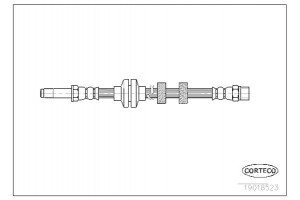 Corteco Ελαστικός Σωλήνας Φρένων - 19018523