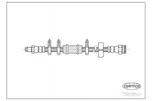 Corteco Ελαστικός Σωλήνας Φρένων - 19018597