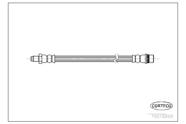 Corteco Ελαστικός Σωλήνας Φρένων - 19018899