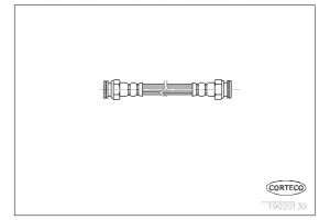 Corteco Ελαστικός Σωλήνας Φρένων - 19020130