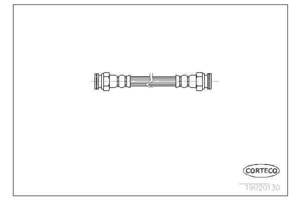Corteco Ελαστικός Σωλήνας Φρένων - 19020130