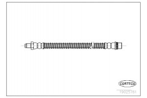 Corteco Ελαστικός Σωλήνας Φρένων - 19025761