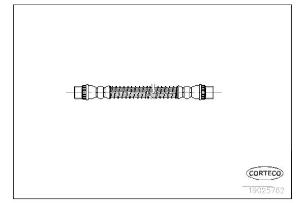 Corteco Ελαστικός Σωλήνας Φρένων - 19025762