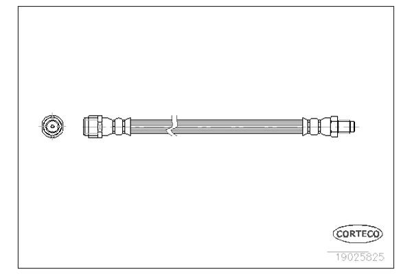 Corteco Ελαστικός Σωλήνας Φρένων - 19025825