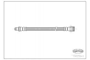 Corteco Ελαστικός Σωλήνας Φρένων - 19025843