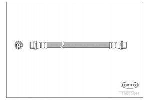 Corteco Ελαστικός Σωλήνας Φρένων - 19025844