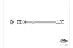 Corteco Ελαστικός Σωλήνας Φρένων - 19025895
