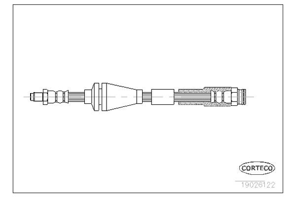 Corteco Ελαστικός Σωλήνας Φρένων - 19026122