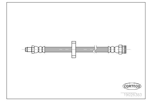 Corteco Ελαστικός Σωλήνας Φρένων - 19026383