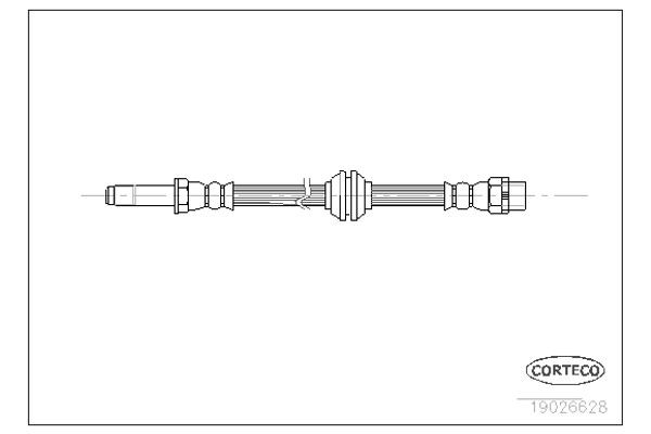 Corteco Ελαστικός Σωλήνας Φρένων - 19026628