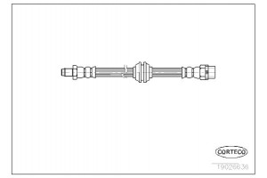 Corteco Ελαστικός Σωλήνας Φρένων - 19026636