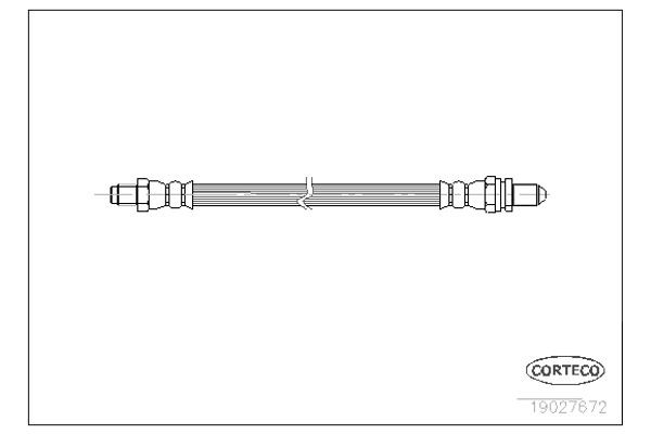 Corteco Ελαστικός Σωλήνας Φρένων - 19027672